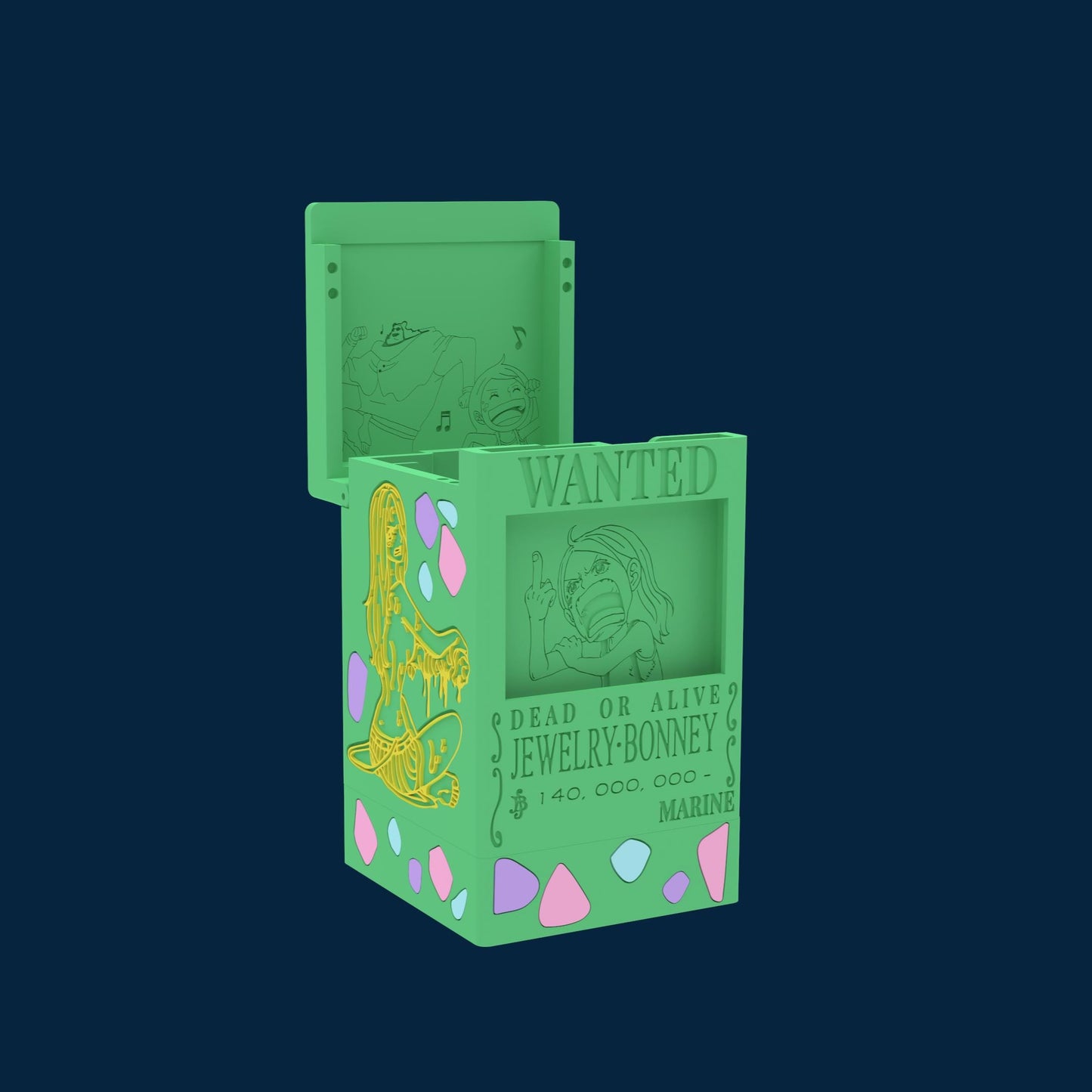 Deckbox BonneyV2 - One Piece TCG - Almacena cartas - OP07